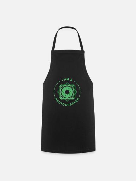 Photography Photography Photography Photography - Cooking Apron - black