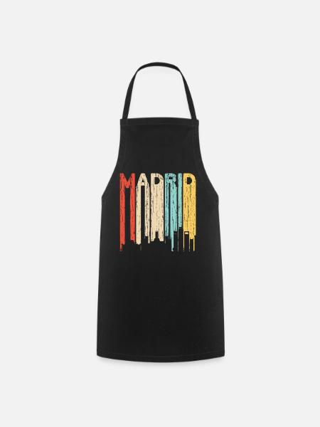 Madrid - Tablier de cuisine - noir