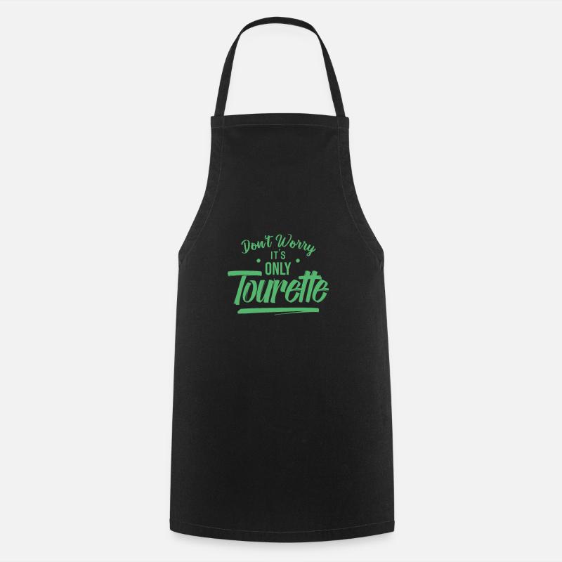 Tourette - Kochschürze - Schwarz