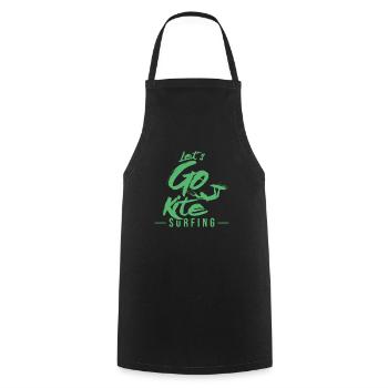 Kiting - Cooking Apron - black - Front - AI Model Male 185 dark (185cm)