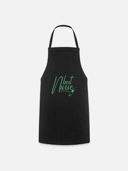 Aide-soignante - Tablier de cuisine - noir