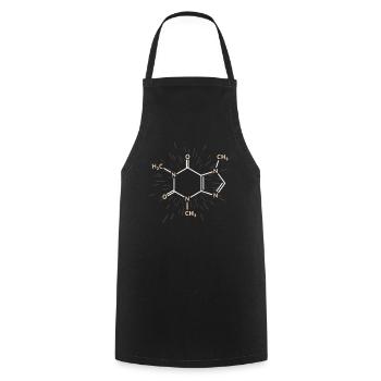 coffee - Cooking Apron - black - Front - AI Model Male 185 dark (185cm)