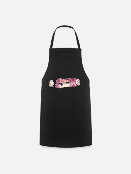 Anime Girls - Cooking Apron - black