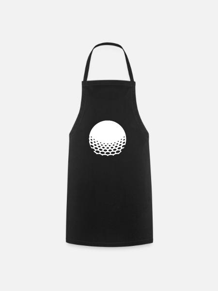 Golfer Golf Golfen - Kochschürze - Schwarz