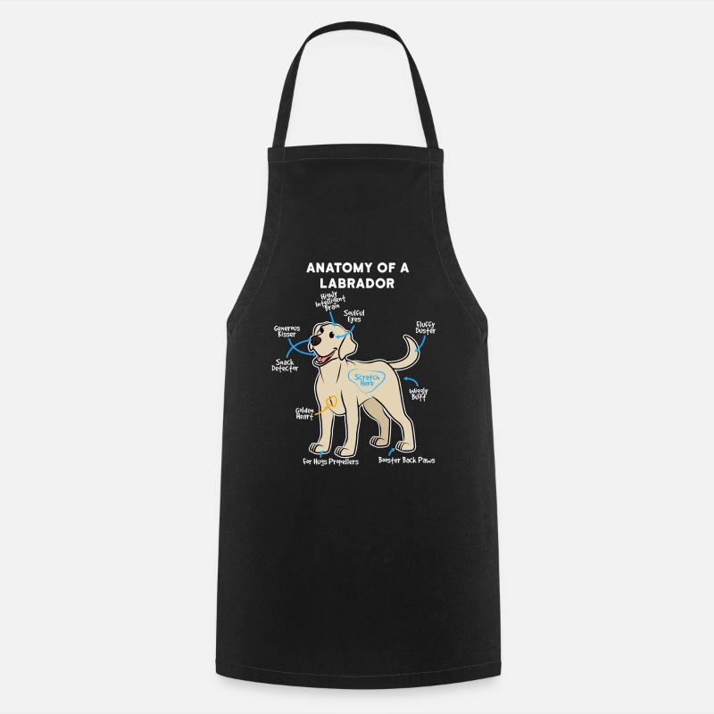 Chien Labrador - Tablier de cuisine - noir