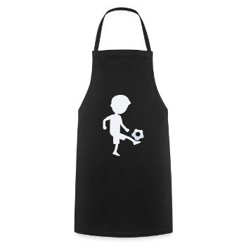 Footballer Football Football Football player - Cooking Apron - black - Front - AI Model Male 185 dark (185cm)