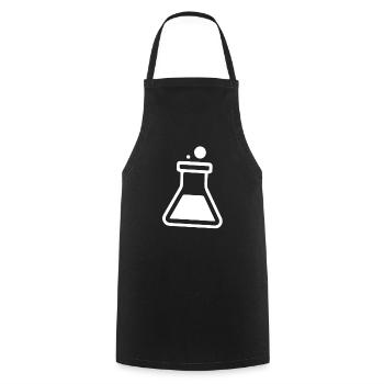 Chimie Laboratoire Chimie Chimiste - Tablier de cuisine - noir - Devant - AI Model Male 185 dark (185cm)