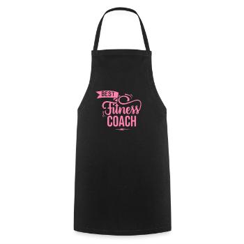 Coach Gym Trainer Fitness Trainer Trainer Sport - Cooking Apron - black - Front - AI Model Male 185 dark (185cm)
