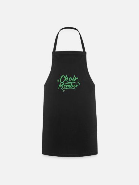 Singers Choir Singers Singing Choir Singing Choirs - Cooking Apron - black