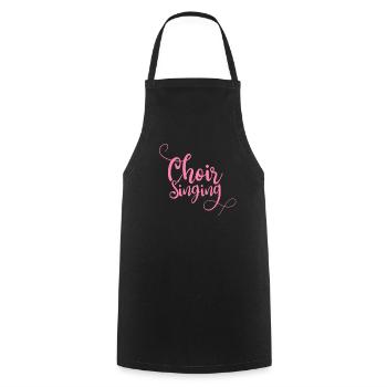 Choeurs église choeur choeur chanteur choeur enfants - Tablier de cuisine - noir - Devant - AI Model Male 185 dark (185cm)