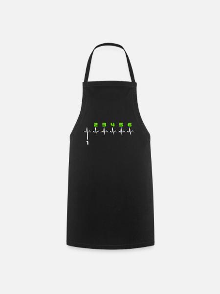 Circuit moto - Tablier de cuisine - noir