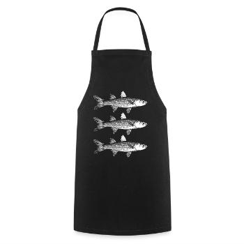 angling - Cooking Apron - black - Front - AI Model Male 185 dark (185cm)
