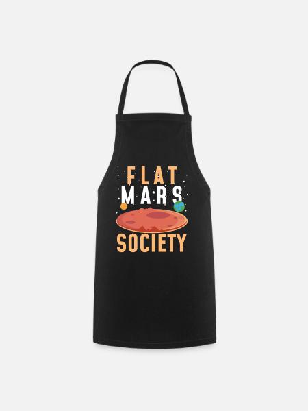 Flat Mars Society - Kochschürze - Schwarz