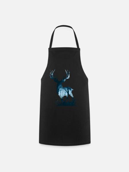 Esprit de forêt - Tablier de cuisine - noir