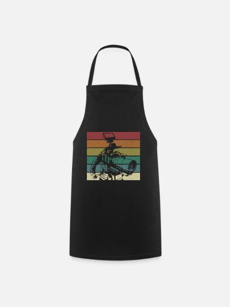 camera operator - Cooking Apron - black