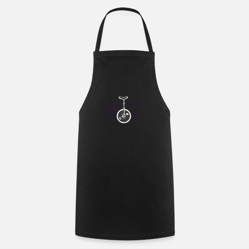 unicycle - Cooking Apron - black