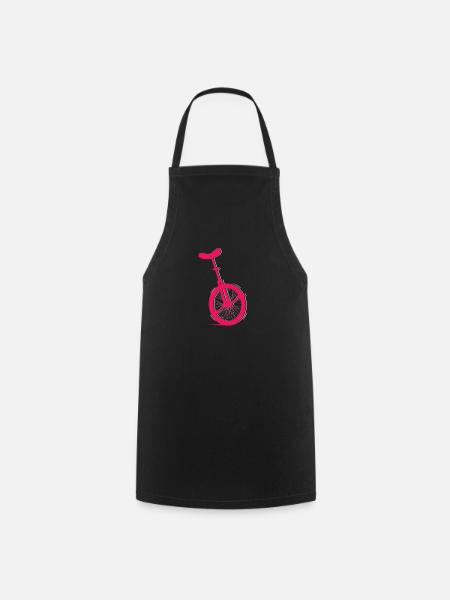 unicycle - Cooking Apron - black