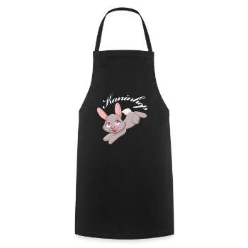 Boutique lapin lapin lapin - Tablier de cuisine - noir - Devant - AI Model Male 185 dark (185cm)