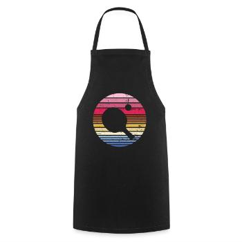 Ping pong table tennis - Cooking Apron - black - Front - AI Model Male 185 dark (185cm)
