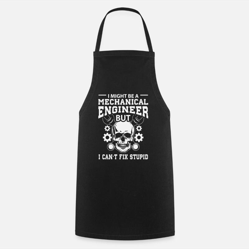 Mechanical engineer designer engineer engineer - Cooking Apron - black