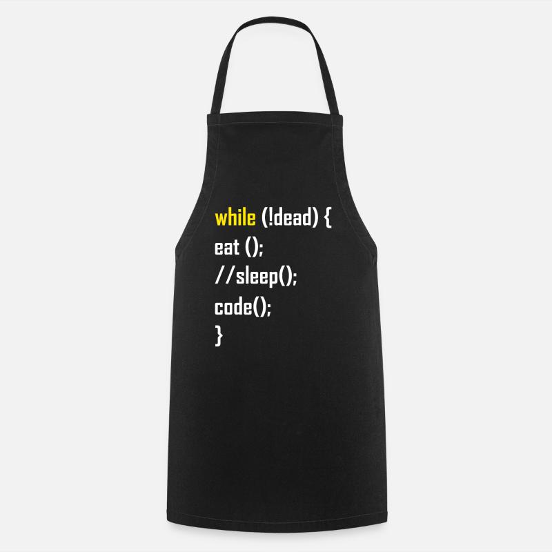 Cadeau de programmation programmeur - Tablier de cuisine - noir