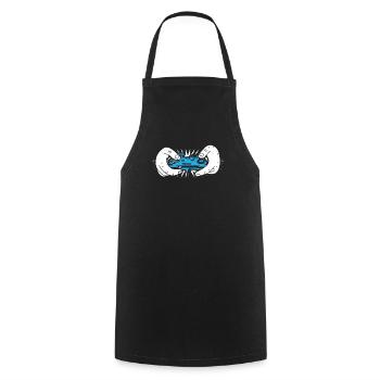 Gaming - Tablier de cuisine - noir - Devant - AI Model Male 185 dark (185cm)