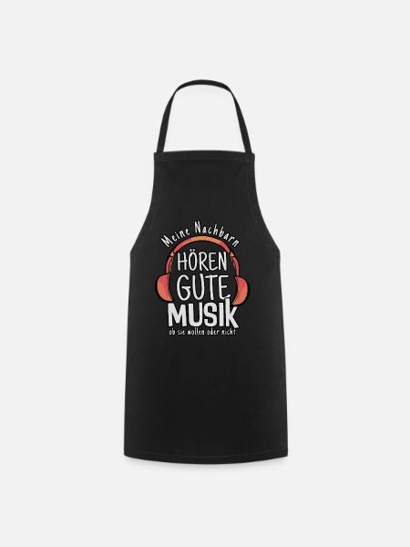Musiker Gitarrist Gitarre - Kochschürze - Schwarz