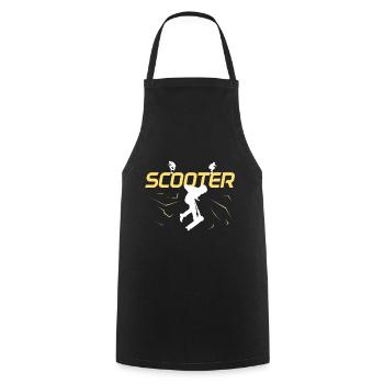 Scooter Roller Sport - Tablier de cuisine - noir - Devant - AI Model Male 185 dark (185cm)