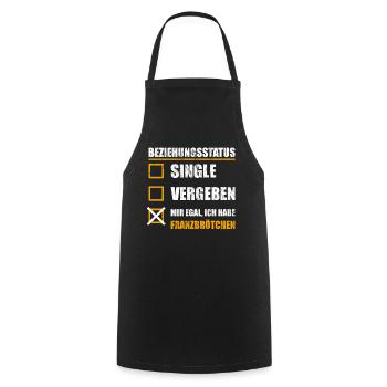 Hamburger Franzbrötchen Geschenk - Kochschürze - Schwarz - Vorne - AI Model Male 185 dark (185cm)