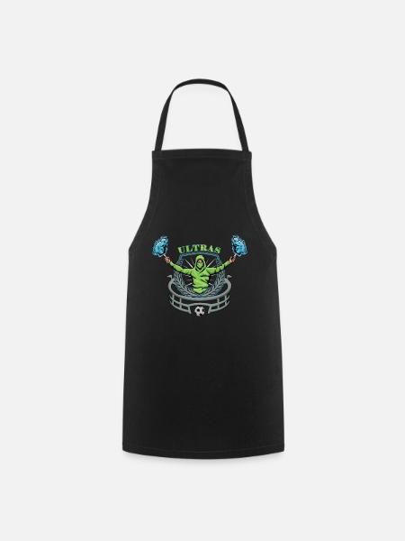 Football Fans d’Ultra - Tablier de cuisine - noir