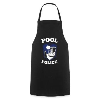 Piscine extérieure Police sauveteur sauveteur piscine extérieure - Tablier de cuisine - noir - Devant - AI Model Male 185 dark (185cm)