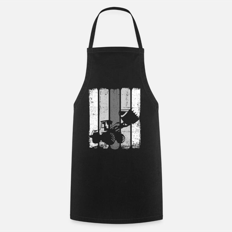 Excavator - Cooking Apron - black