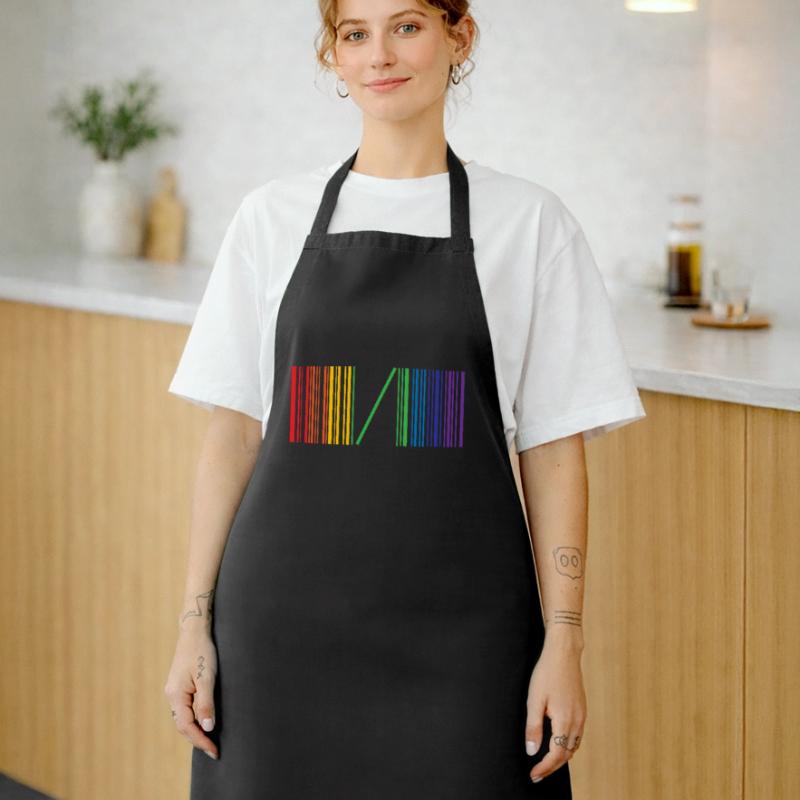 Be Different Gay Pride Code-barres Code-barres Rainbow Tablier de cuisine