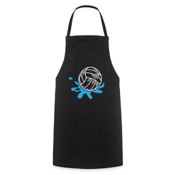 Water polo - Tablier de cuisine - noir - Devant - AI Model Male 185 dark (185cm)