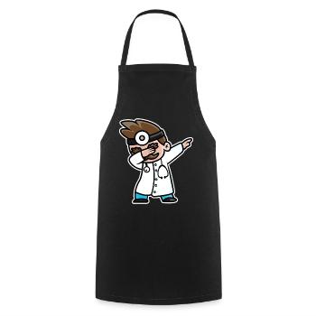 Funny doctor doctor dab trend dabbing dance - Cooking Apron - black - Front - AI Model Male 185 dark (185cm)