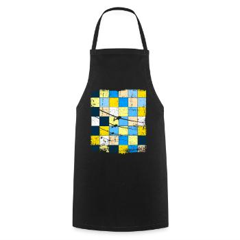 Glider pilot glider flying glider - Cooking Apron - black - Front - AI Model Male 185 dark (185cm)