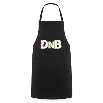 DnB Music Dubstep Drum n Bass Gift - Cooking Apron - black - Front - AI Model Male 185 dark (185cm)
