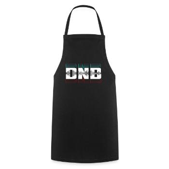 Drum N Bass DNB Drum & Bass Rave Dubstep Electro - Tablier de cuisine - noir - Devant - AI Model Male 185 dark (185cm)