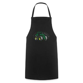 tracteur - Tablier de cuisine - noir - Devant - AI Model Male 185 dark (185cm)
