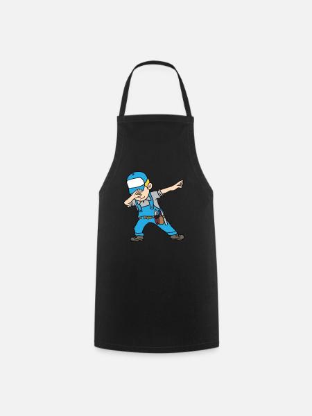 Dabbing craftsman Dab mechanic master's examination - Cooking Apron - black