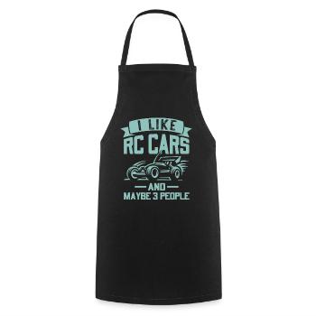 I like model cars, rc buggies and maybe 3 - Cooking Apron - black - Front - AI Model Male 185 dark (185cm)