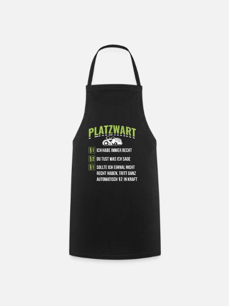 Platzwart - Kochschürze - Schwarz