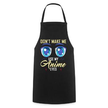 Anime Manga Cosplay Comic Kawaii Otaku Geek Gift - Kochschürze - Schwarz - Vorne - AI Model Male 185 dark (185cm)