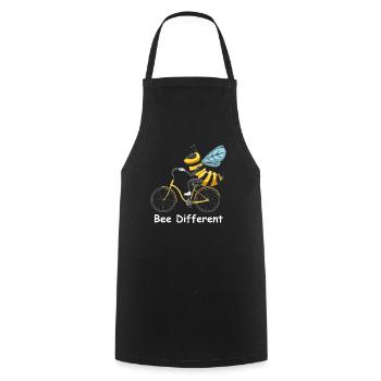 Abeille vélo différent abeille abeille cycliste - Tablier de cuisine - noir - Devant - AI Model Male 185 dark (185cm)