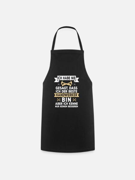 Bester Handwerker - Handwerk Geschenk - Kochschürze - Schwarz