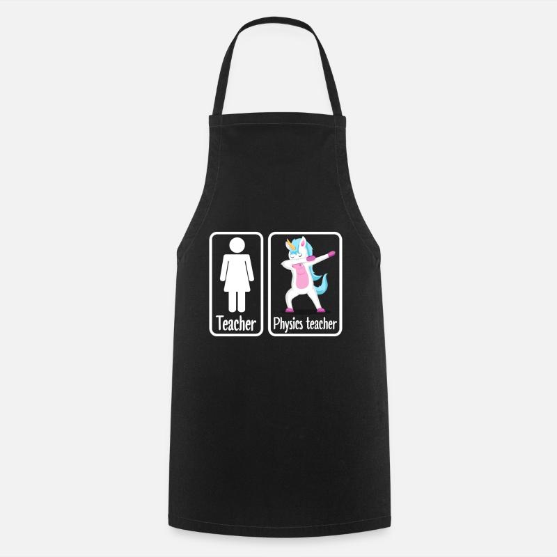 Professeur de physique physicienne - Tablier de cuisine - noir