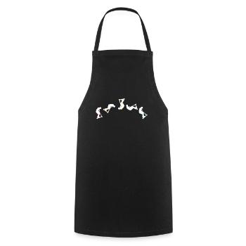 Stunt Scooter frontflip Scooter Trick Skate Hall - Cooking Apron - black - Front - AI Model Male 185 dark (185cm)
