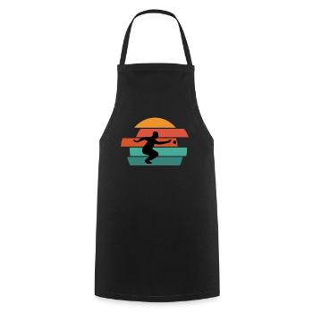 Boule Petanque Boccia Boule Player Boules Ball - Cooking Apron - black - Front - AI Model Male 185 dark (185cm)