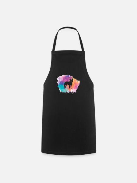 French Bulldog Dog Bulldog Frenchie Dog - Cooking Apron - black