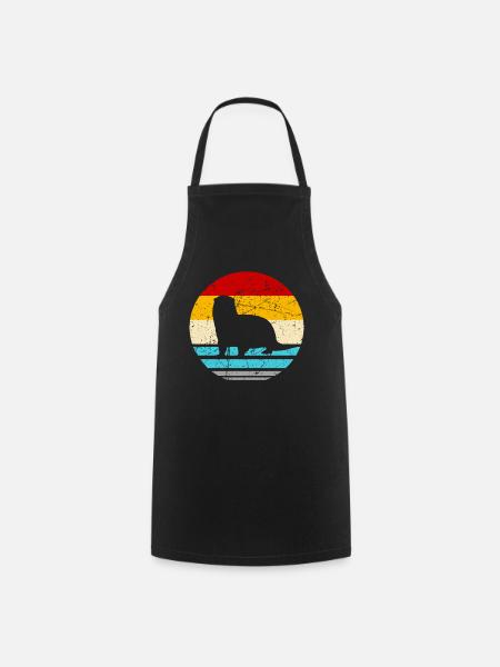 Otter Gift Marten Animal Sea Otter Animal Lover - Cooking Apron - black